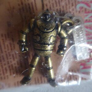 NEW 1992 JAPAN ANIME T-28 TETSUJIN 28 GIGANTOR BRASS METAL KEYCHAIN FIGURE